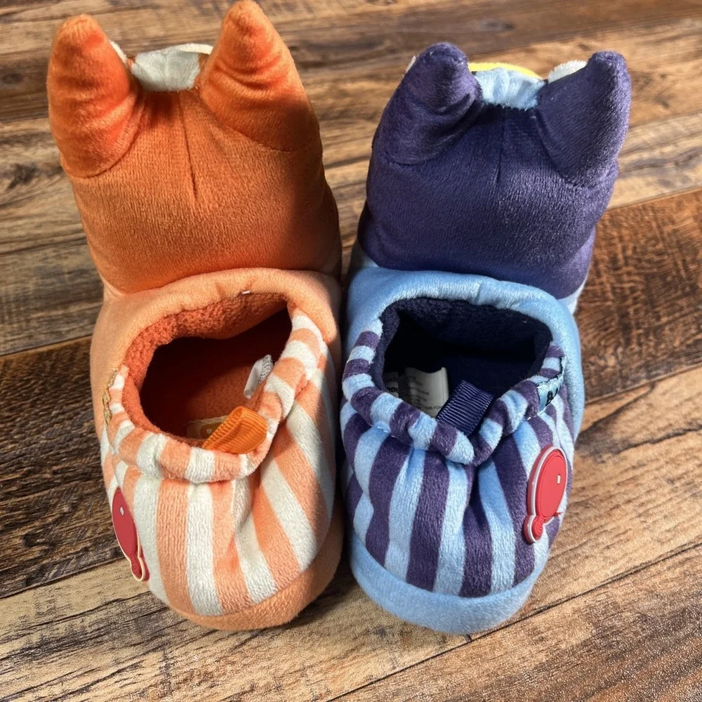 Bluey Bingo Slippers‎ Toddler Size 7-8 Puppy Dog Cartoon Disney